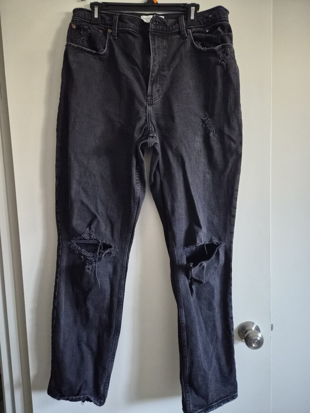 Abercrombie Women's Tall 90s Straight Curve Love Jean